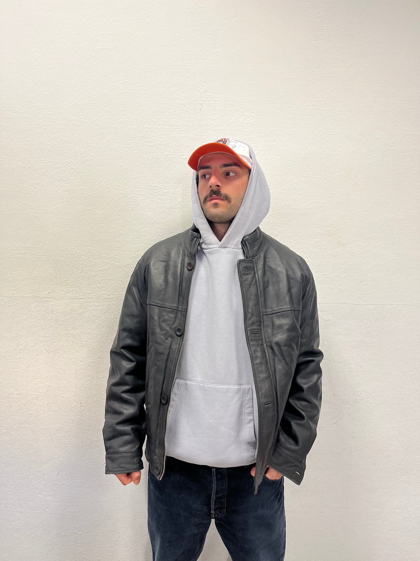 Bomber in pelle