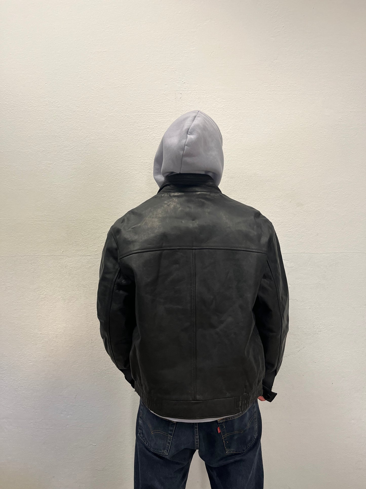 Bomber in pelle