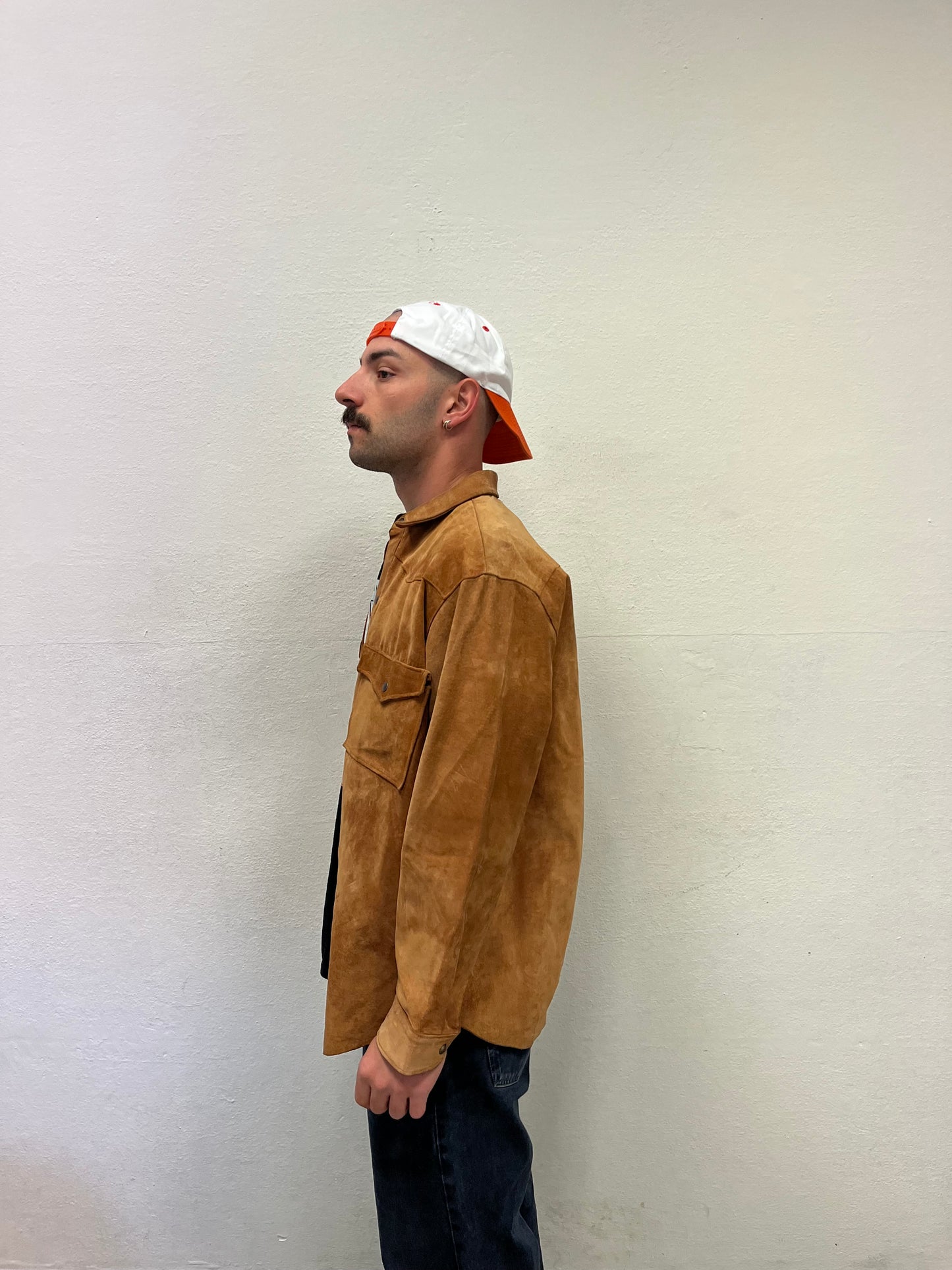 Camicia in suede