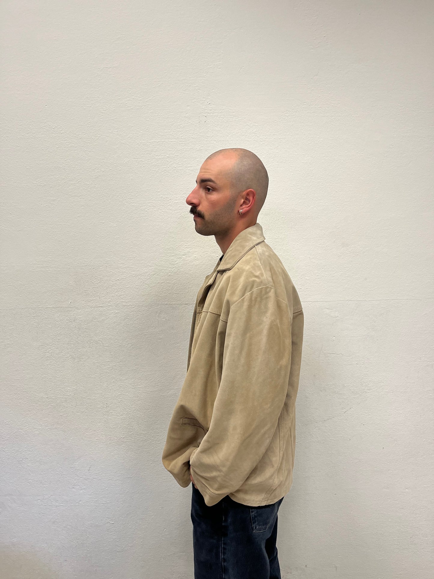 Camicia in suede