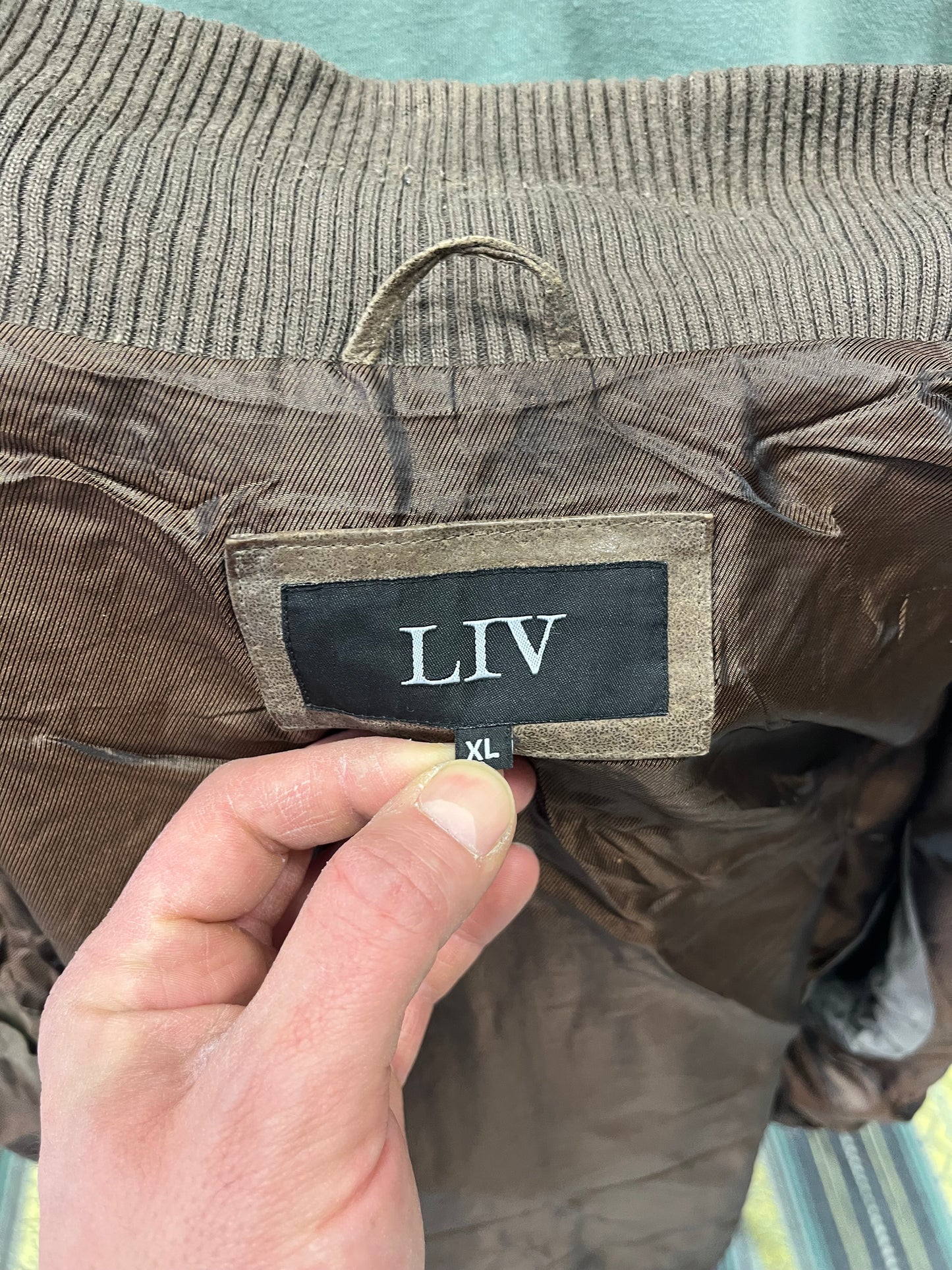 Bomber leather