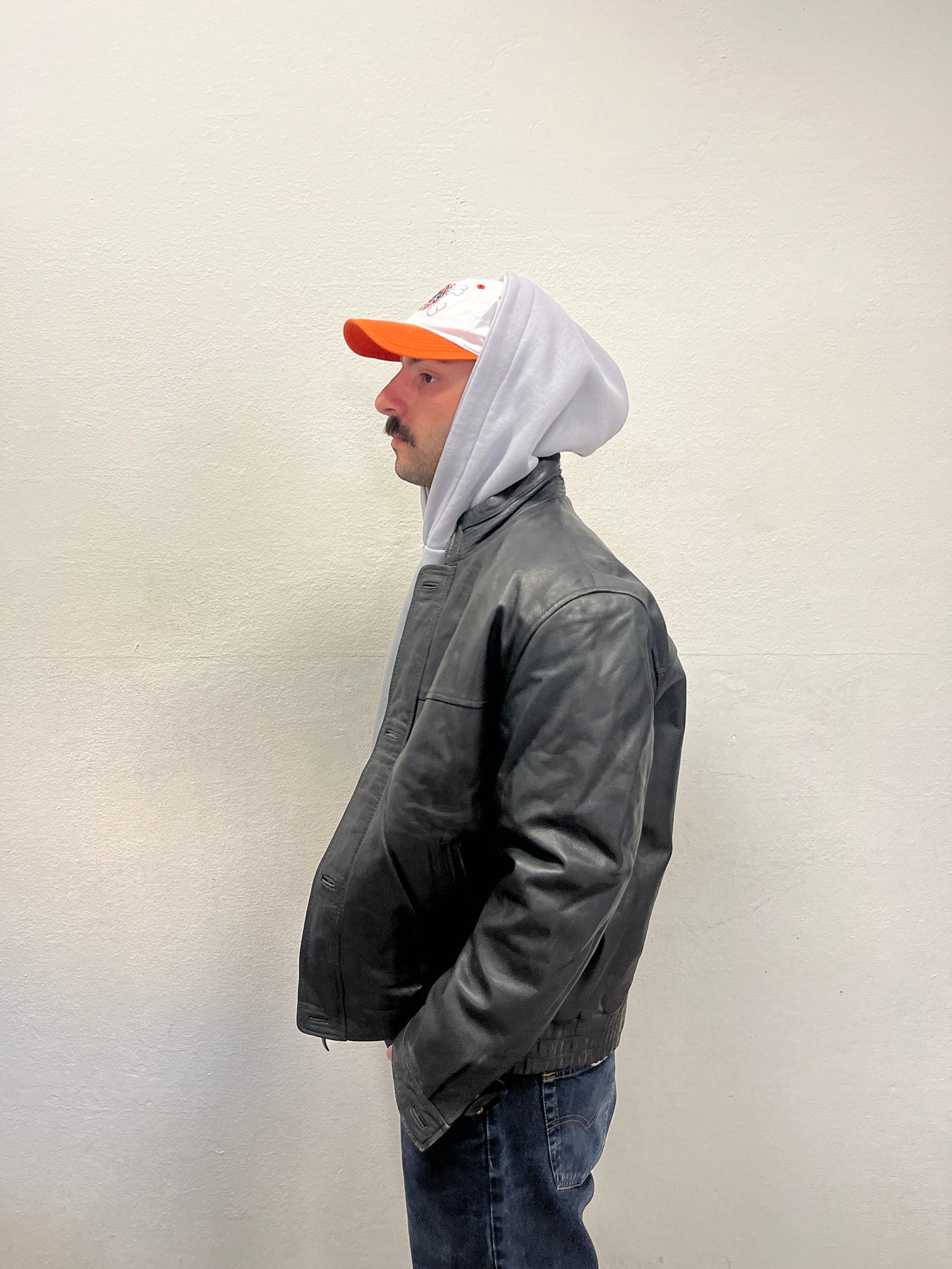 Bomber in pelle