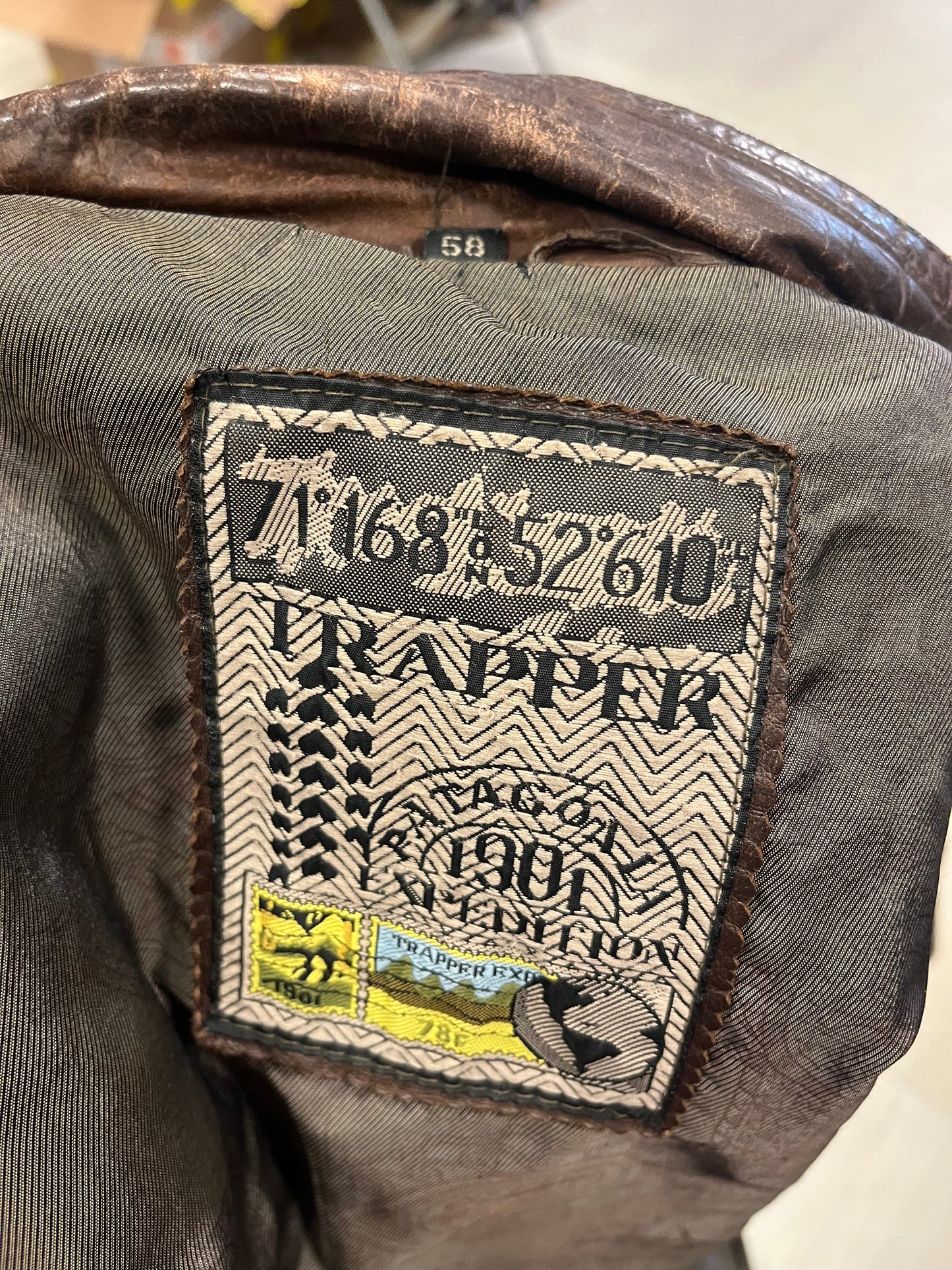 Bomber leather jacket