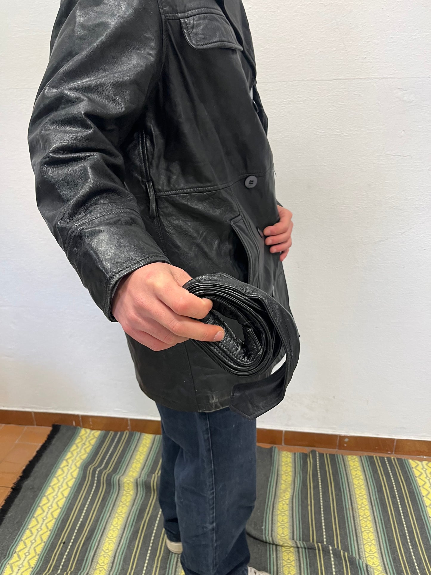 Leather jacket