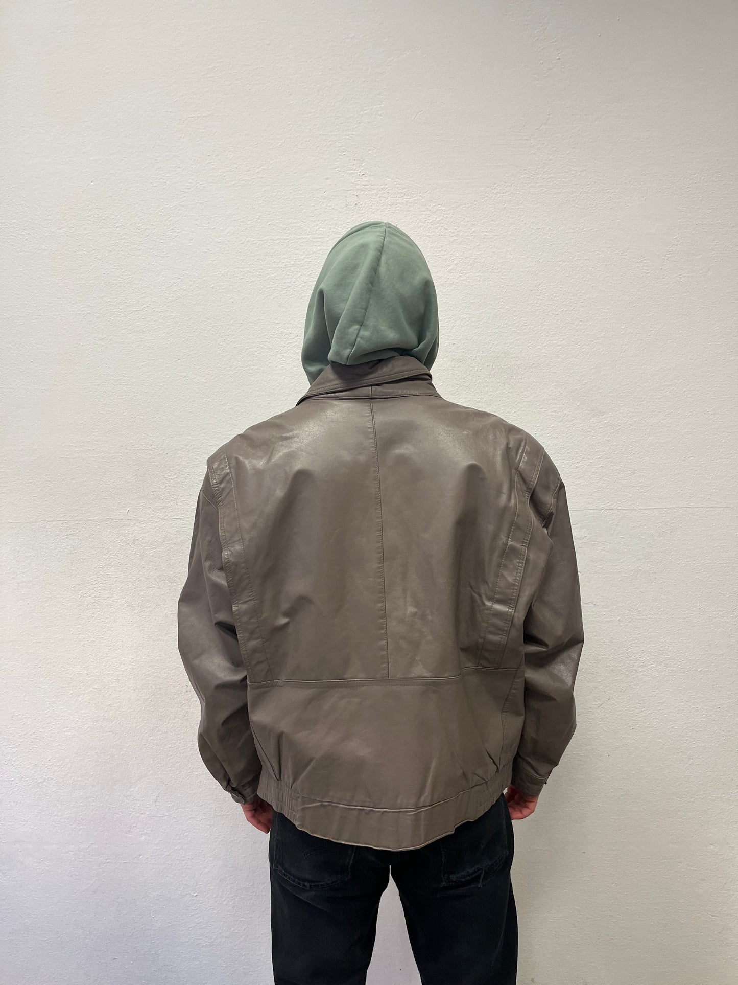 Bomber vintage leather