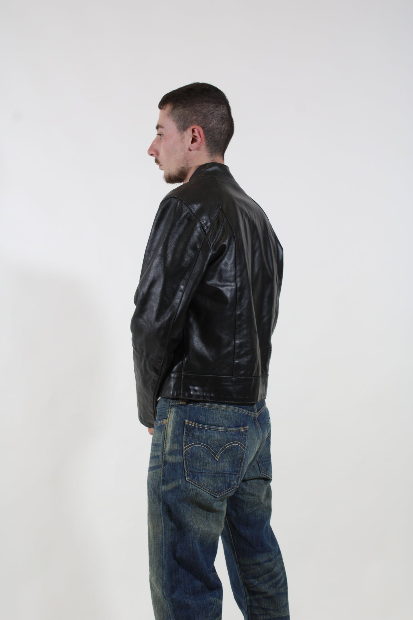 Leather vintage jacket